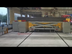 Depo aküsü yüksek yük transfer arabası asansörü