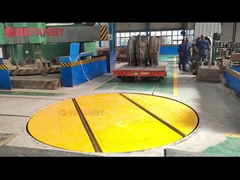 360 Derece Motorlu Yönlendirilebilir Döner Tabla, Çapraz Raylı Döner Tabla Transfer Arabası Uygulama