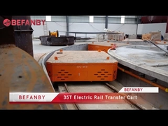 35T Fabrika Ağır Yüklü Elektrikli Demiryolu Nakliye Arabası, Motorlu Malzeme Taşıma Yolları