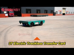 Fabrika Elektrikli 3T Kalıp Transfer Arabası, Düzlü Yönlendirilebilir Yolsuz Taşıma Arabası