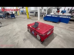 Özel fabrika kullanımı AGV Robort, uzaktan kontrol edilen batarya izsiz transfer araba