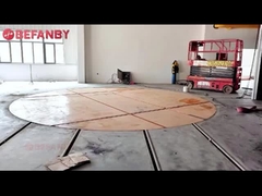 Özelleştirilmiş 360° Döner Tabla Arabası, Çok Fonksiyonlu Elektrikli Ray Transfer Arabası