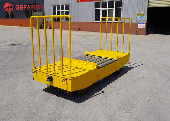 20t Battery Transfer Cart 0 - 20m/Min Motorized Rail Cart Lift Table