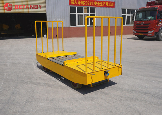 20t Battery Transfer Cart 0 - 20m/Min Motorized Rail Cart Lift Table