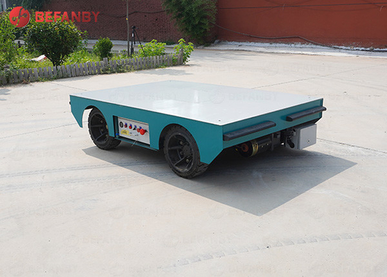 Heavy Duty Electric Transport Cart , Material Handling Battery Powered Carts Industrial