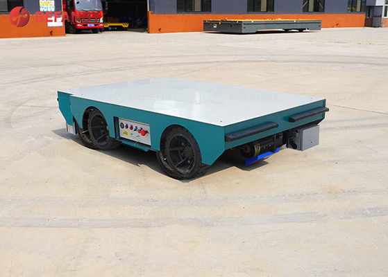 Heavy Duty Electric Transport Cart , Material Handling Battery Powered Carts Industrial