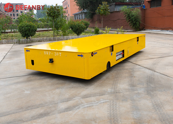 15t Powered Flatbed Trackless Transfer Trolley