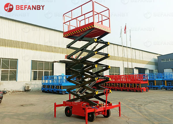 Aerial Working Towed Scissor Movable Lift Platform