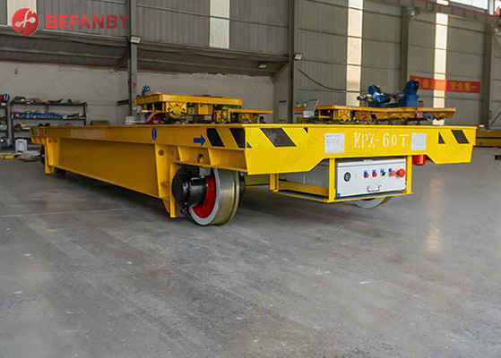 Construction Site Flexible Turn Track Flatbed Transfer Car