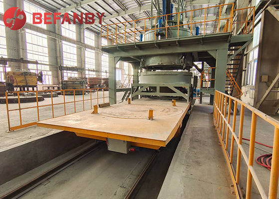 Long Lifetime Table Turntable Material Rail Transfer Cart