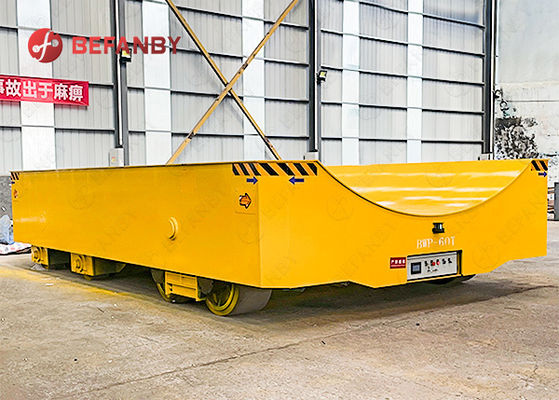 Customized Curved Tabletop Railess Motorized Transfer Trolley with High-Strength Frame