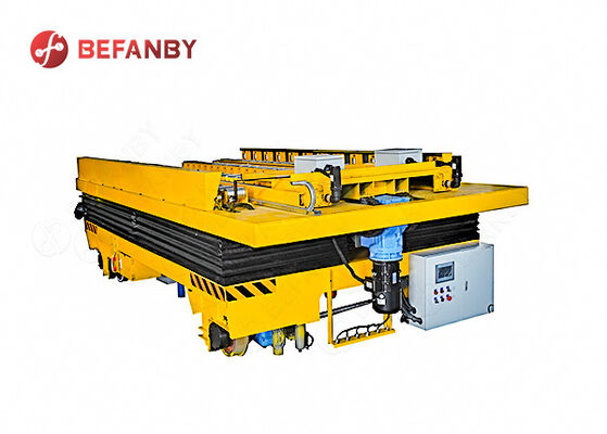 Battery Operated RGV Rail Guided Vehicle with Customized Load Capacity and Lifting Device for Efficient Material Handling