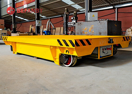 Heavy Duty 5 Tonne Transfer Carts With Low Voltage Rail Power Supply