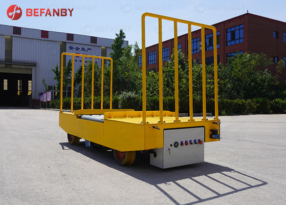 20t Battery Transfer Cart 0 - 20m/Min Motorized Rail Cart Lift Table
