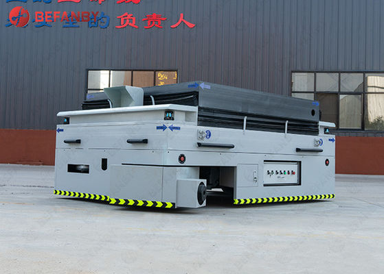 Patlamaya Dayanıklı Kalıp Fabrikası 55T Tam Tekerlekten Yönlendirmeli Transfer Arabası