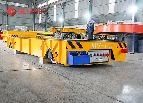 Anti Isı Akü Transfer Arabası Silindir Transferi Bogie 1 - 300 Yük Kapasitesi Raylarda Hareketli