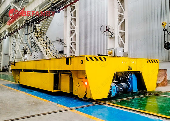 105T Yük Kapasiteli Ağır Hizmet Uygulamaları için Yatay ve Dikey Hareketli Akülü Transfer Arabası