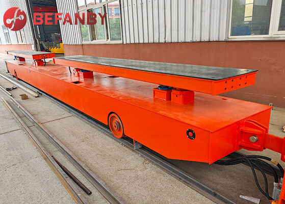 Customized Extra-long Countertops RGV Robot Transfer Vehicle with Hydraulic Lifting and Battery Operation