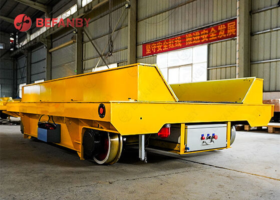 Professional Battery Operated Rail Transfer Cart with V Frame and Customized Load Capacity