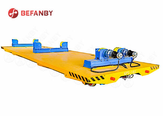 16T Load Capacity Customized Roller Frame Battery Transfer Cart for Rail Material Handling